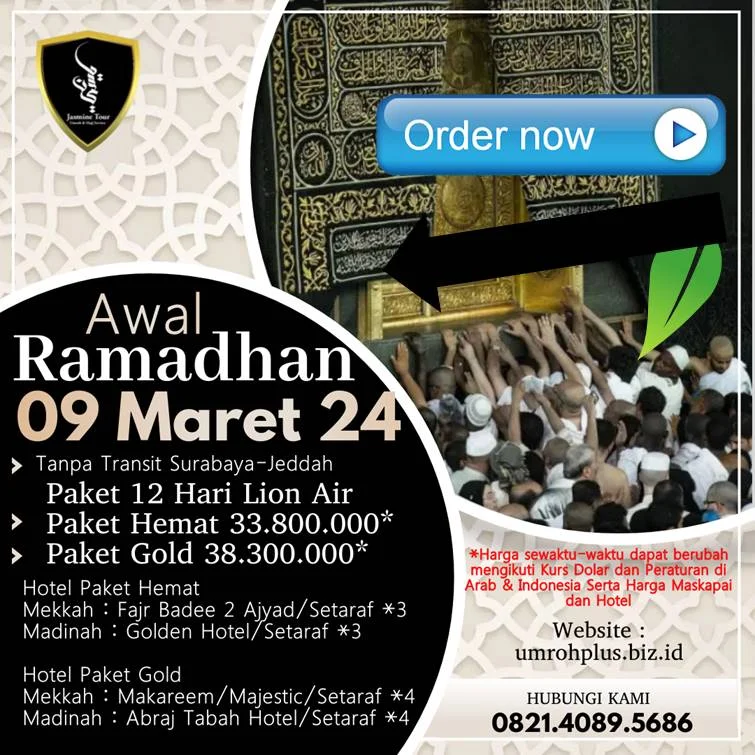 Biaya Umroh Ramadhan Sampang Awal Ramadhan Murah