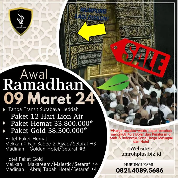 Jadwal Umroh Ramadhan Lumajang Awal Ramadhan Berangkat Dari Surabaya