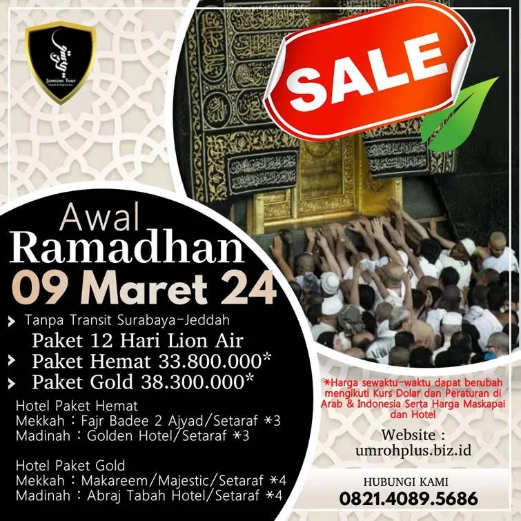 Biaya Umroh Ramadhan Sumenep Awal Ramadhan Berangkat Dari Surabaya