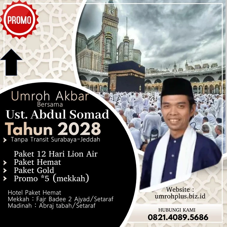 Harga Umroh Ustadz Abdul Somad 2028 Kabupaten Pamekasan