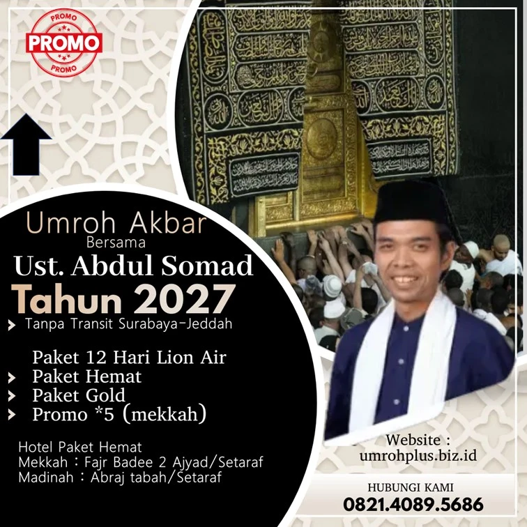 Jadwal Umroh Ustadz Abdul Somad 2027 Kabupaten Lumajang